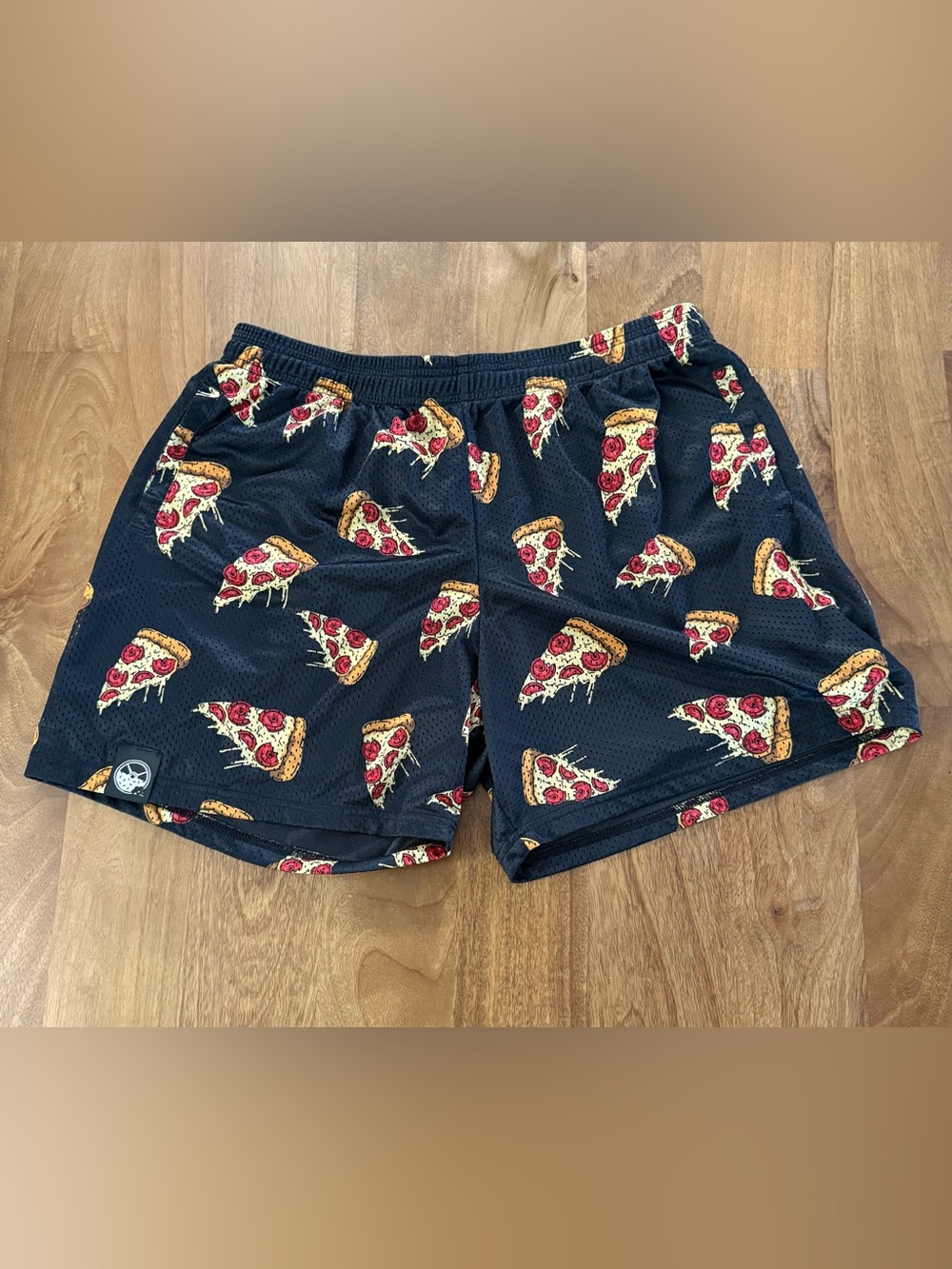 Kinda Fit Kinda Fat Apparel Plateroni Pizza Premium 5.5" Training Shorts 2XL